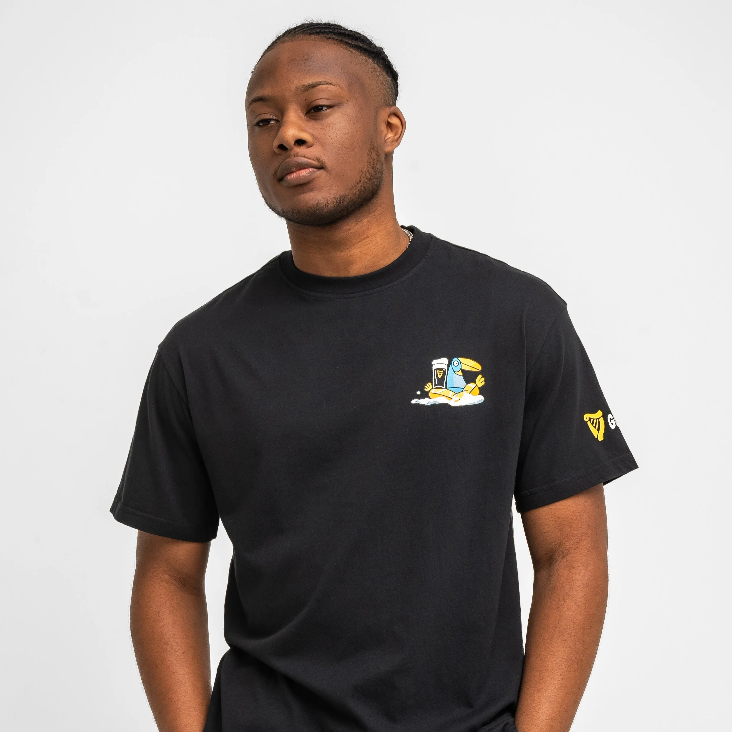 Guinness Summer Collection Oversized Tee - Black - Image 3