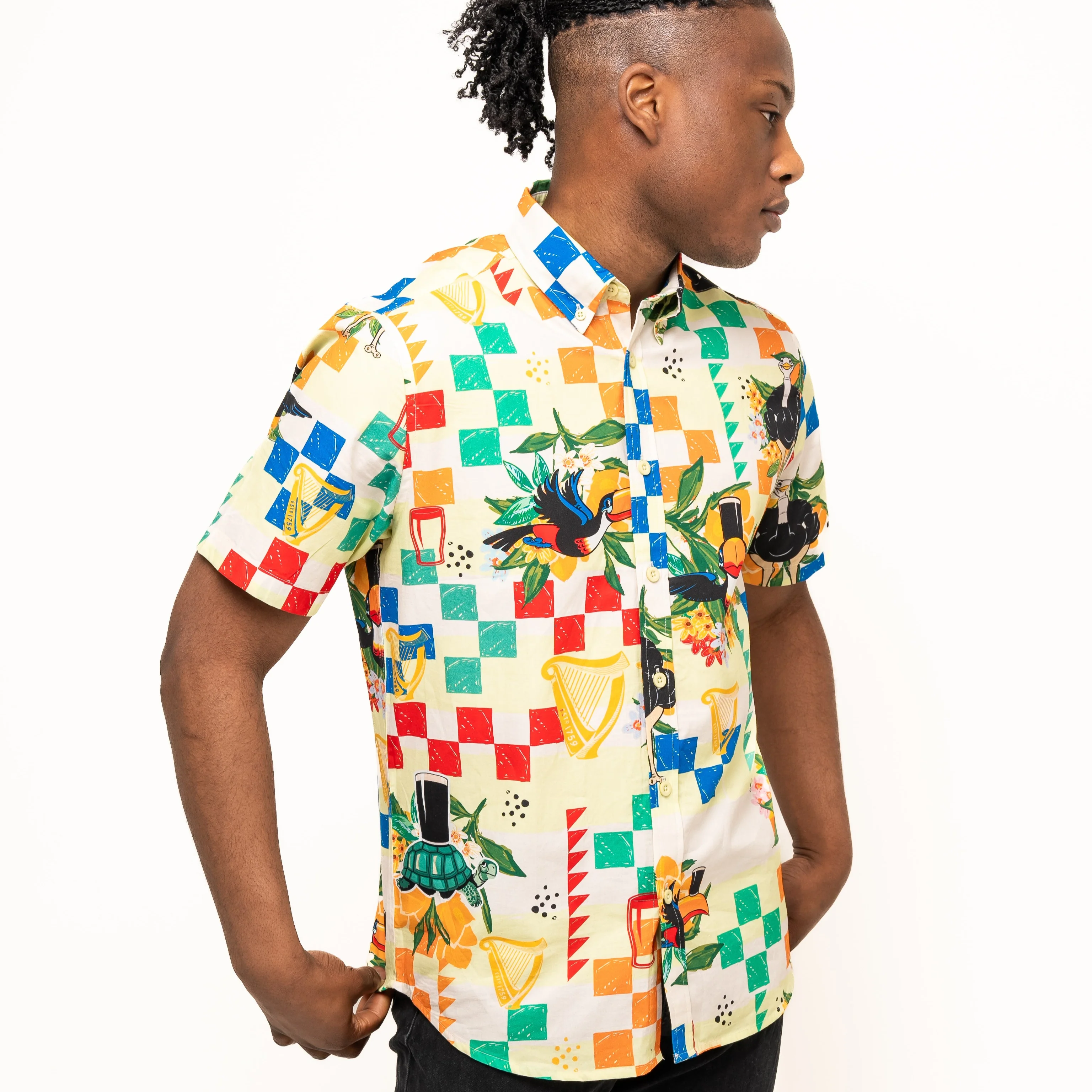 Guinness Toucan Beach Shirt - Image 4