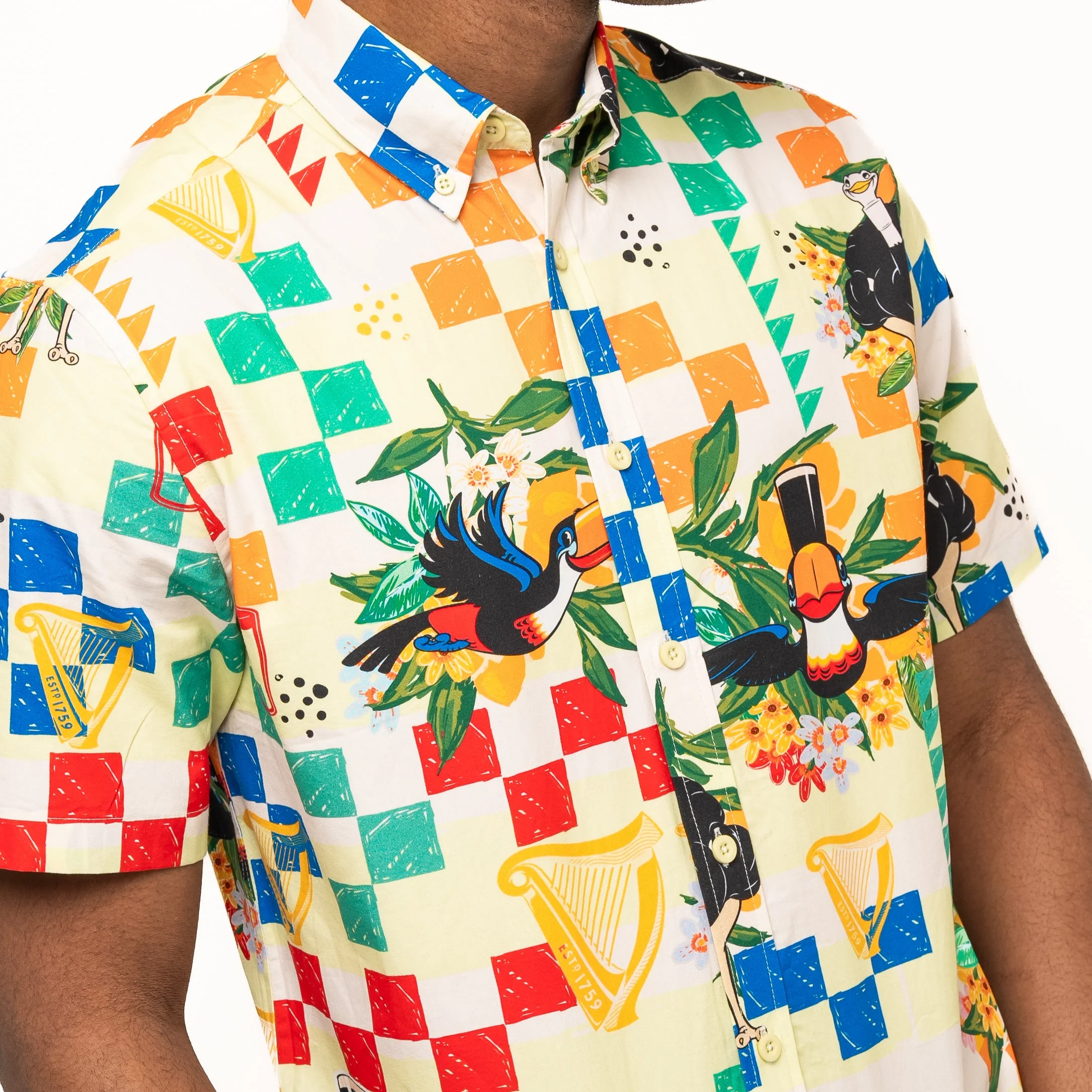 Guinness Toucan Beach Shirt - Image 6