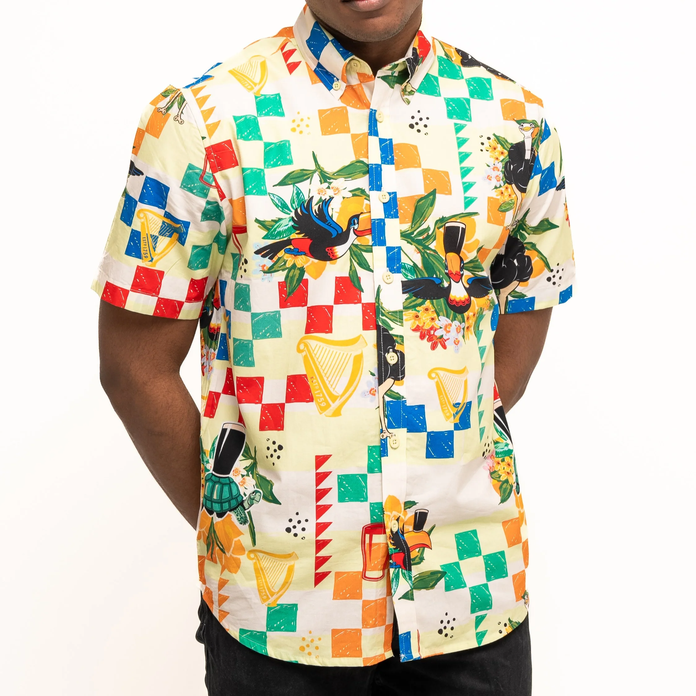 Guinness Toucan Beach Shirt - Image 8