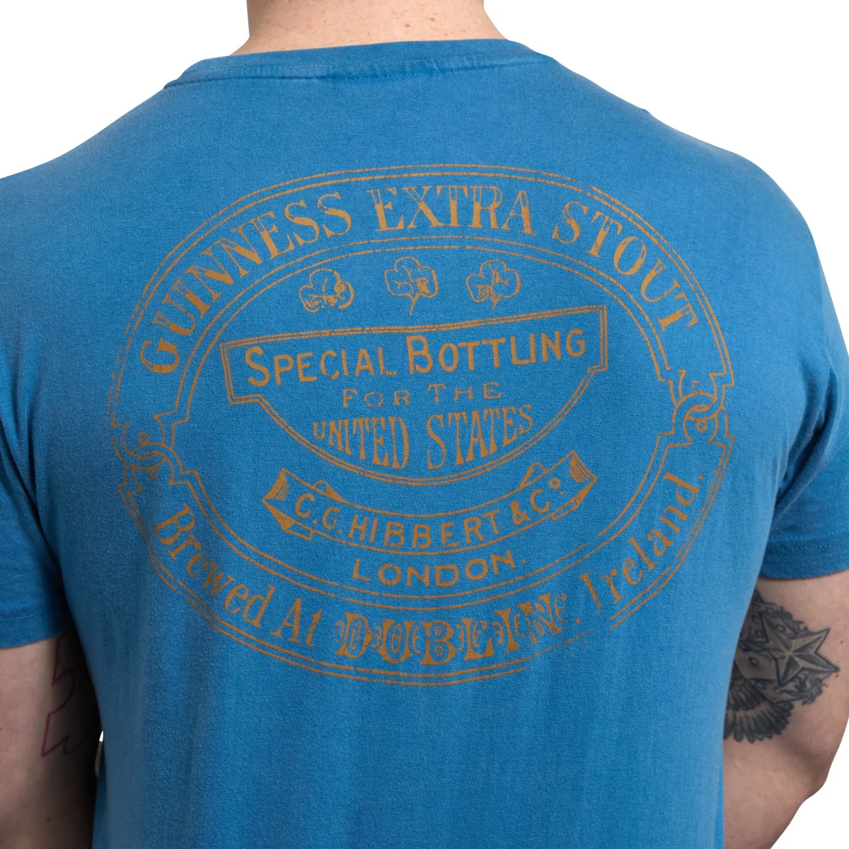 Blue Guinness Harp Premium Tee - Image 6