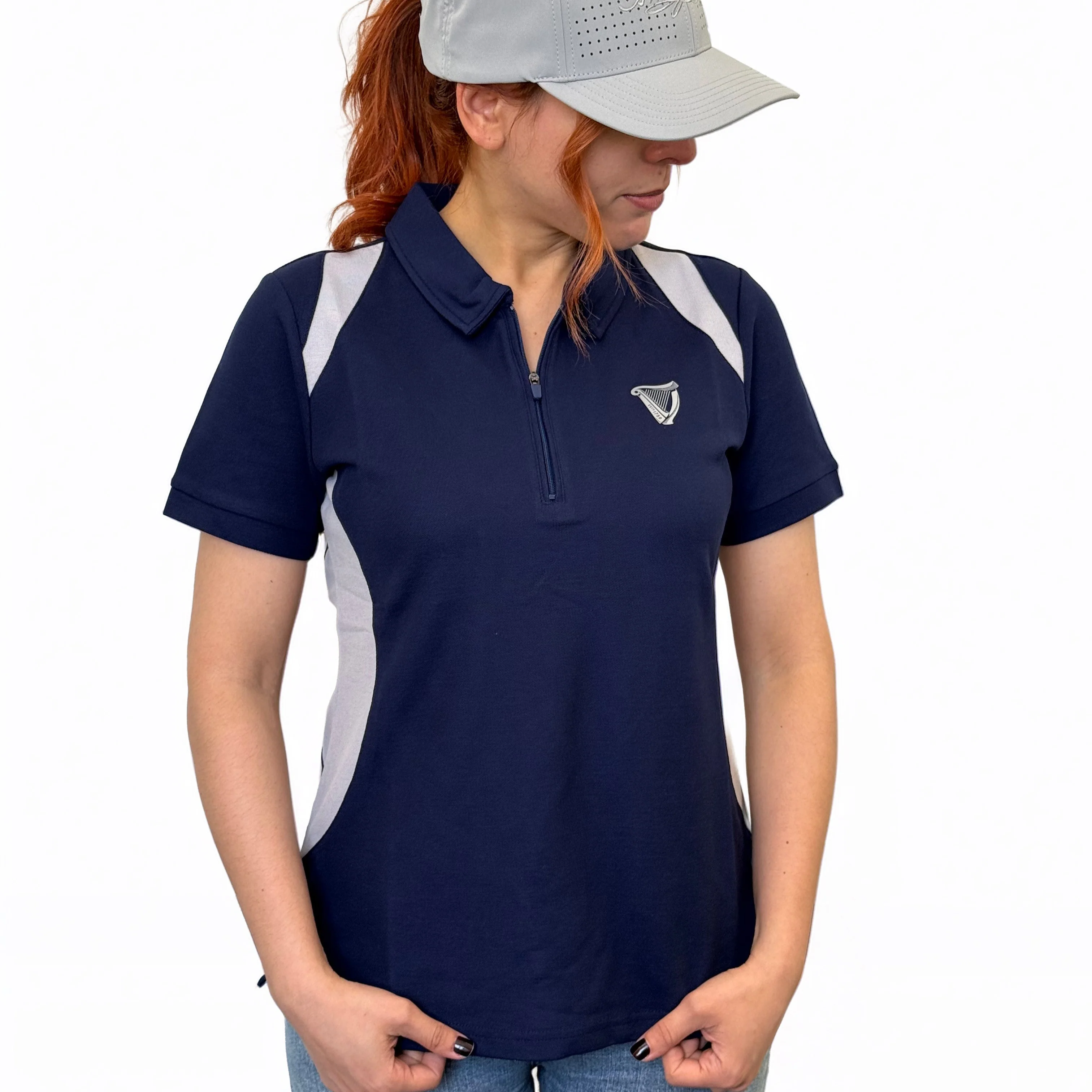 Ladies Performance Polo - Blue - Image 3