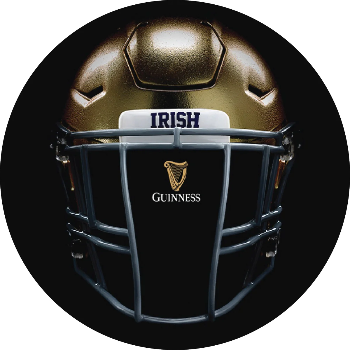 Notre Dame Helmet Pub Table with Round Base - Image 2