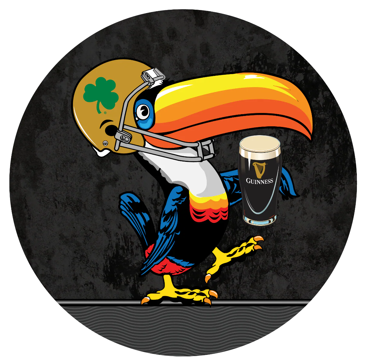Notre Dame Toucan Pub Table with Round Base - Image 2