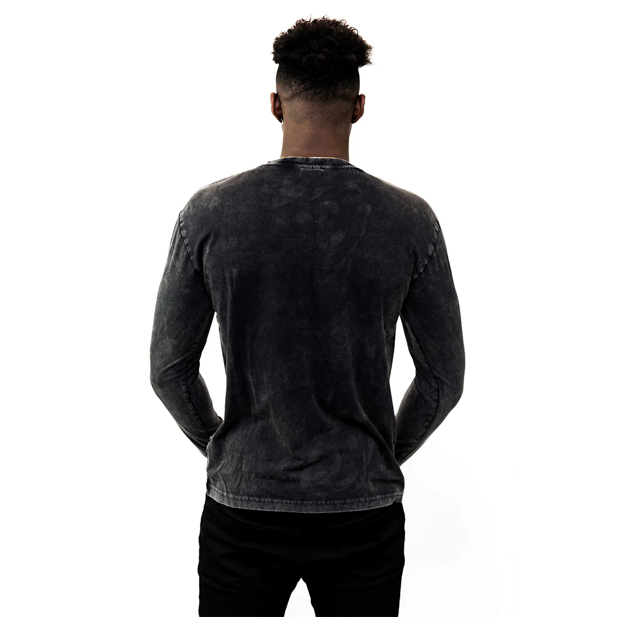 Guinness Classic Washed Black Henley - Image 2